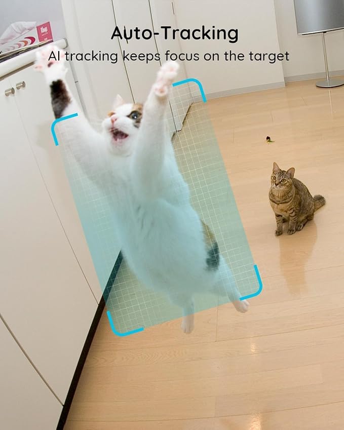virtavo XD1 Indoor Pet & Baby Camera, No Subscription Required, Dual-Lens 360° (2 Pack)