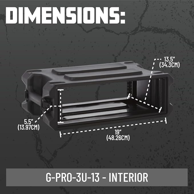 Gator Cases Pro Series 3U Rack Case
