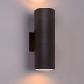 wowlite Outdoor Wall Light, Exterior Lighting, Matte Black Waterproof Wall