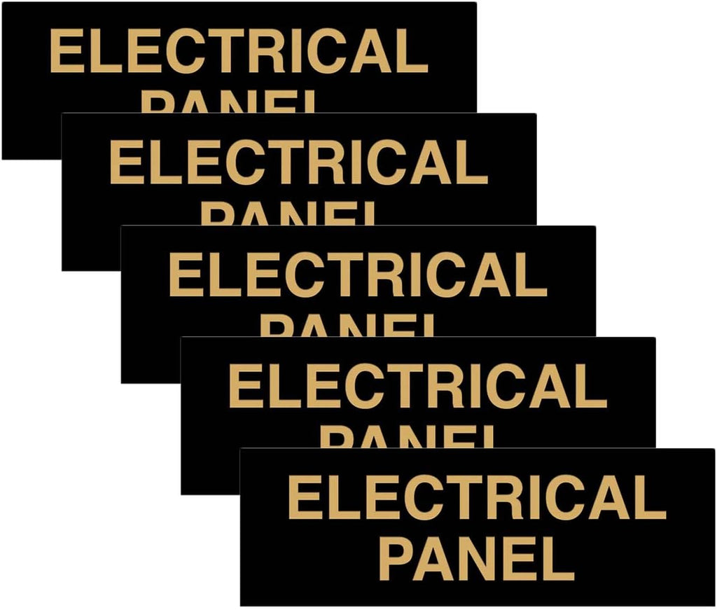 All Quality Basic Electrical Panel Sign (5 Pack)