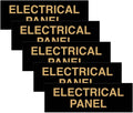 All Quality Basic Electrical Panel Sign (5 Pack)