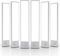 6 Pack Under Cabinet Lights Wireless, 32 LED Motion Sensor Light Indoor Rechargeable Magnetic Closet Lights Battery Operated, Under Counter Lights for Kitchen, Wardrobe, Hallway, Stairs