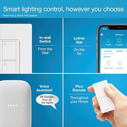 Lutron Caseta Original Smart Light Switch,
