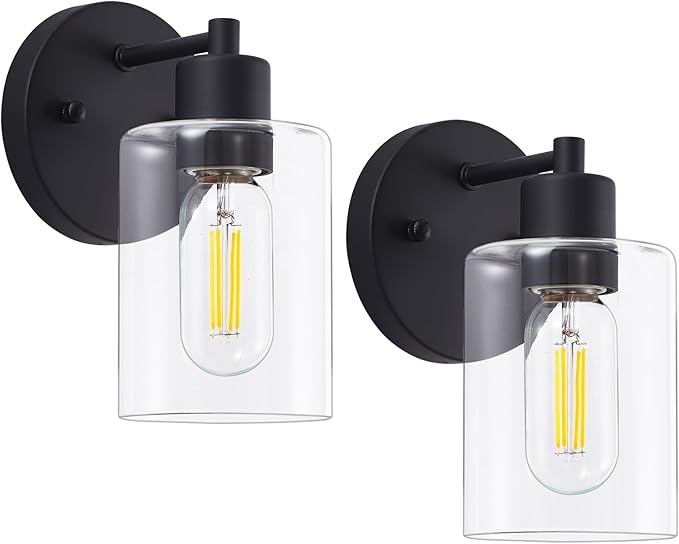 SOPEAS Wall Sconces for Bathroom, Modern Vanity Light Fixtures, Farmhouse Wall (2PACK)