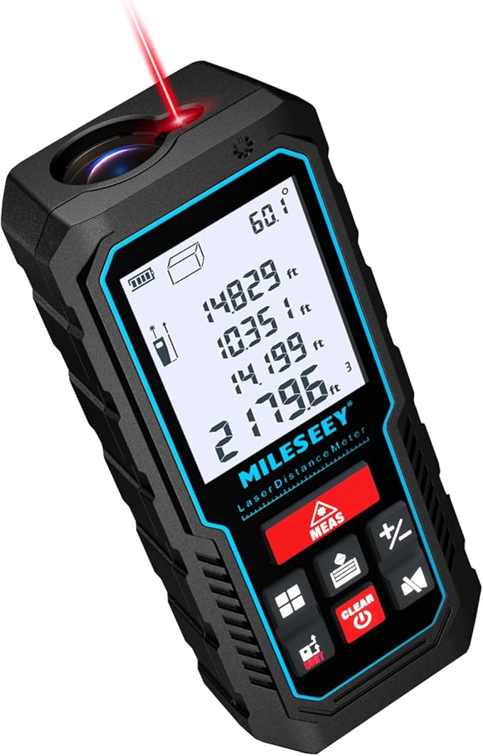 Laser Measure Device, MiLESEEY 393ft Digital Laser Tape Measure