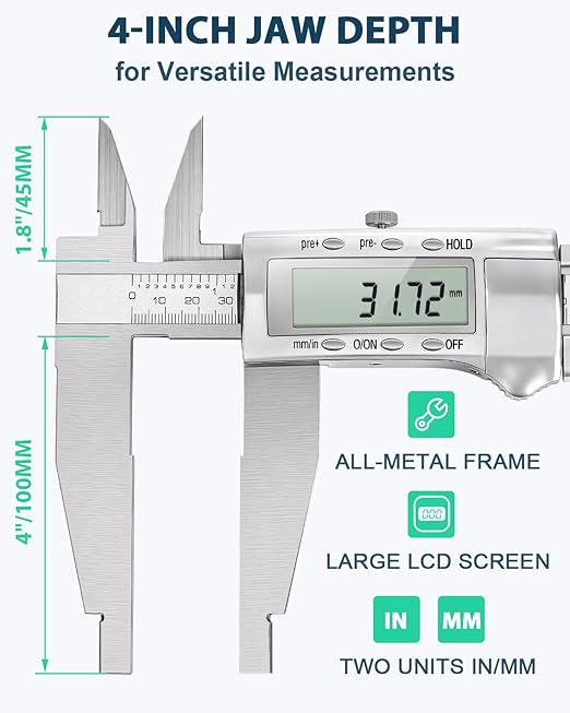 Mxmoonfree 20-Inch Digital Caliper