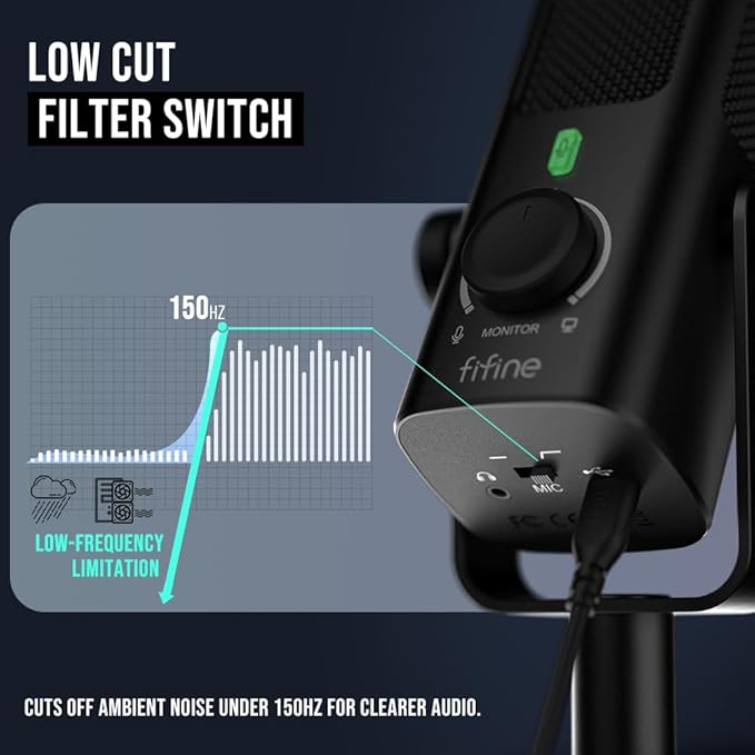 FIFINE USB-Podcast-Condenser-Microphone