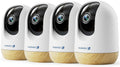 MUBVIEW 5MP Indoor Security Camera, 5/2.4G WiFi Cameras (4-Pack)