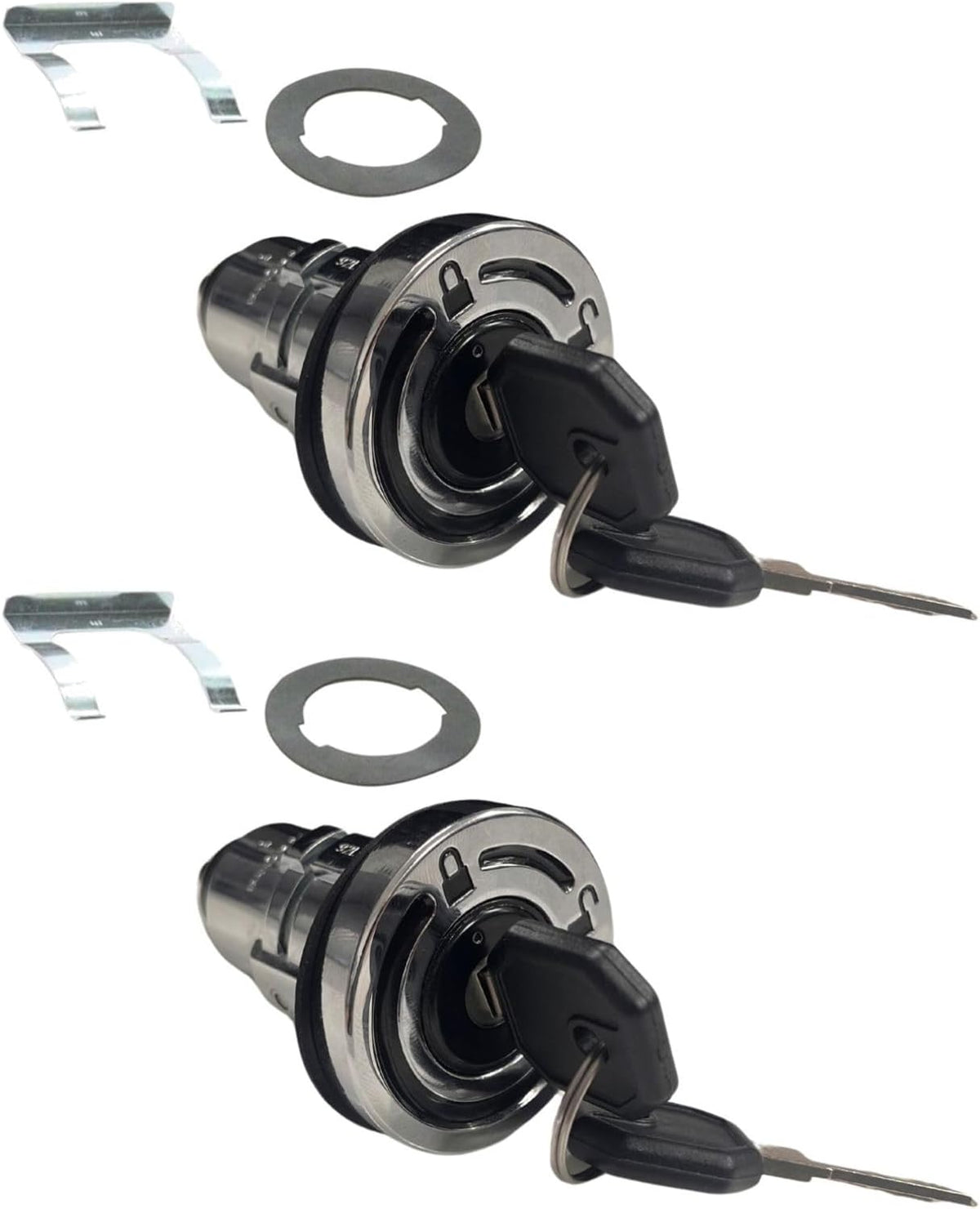 Weather Guard 7748-2PK Locks - Truck Tool Box Replacement Push Button Locks - for 01 & -02 Series Truck Boxes, 2 Locks Keyed Alike