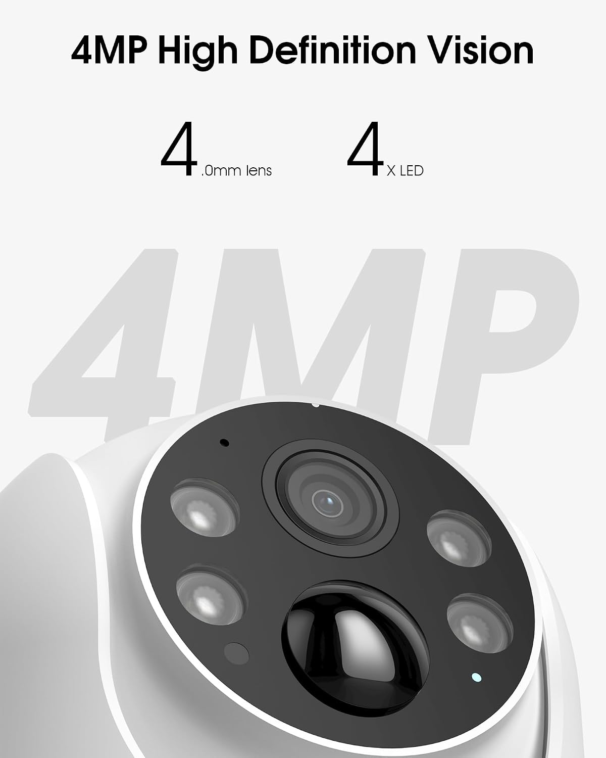 ARCCTV Solar Security Cameras Wireless Outdoor 4MP 2.5K HD