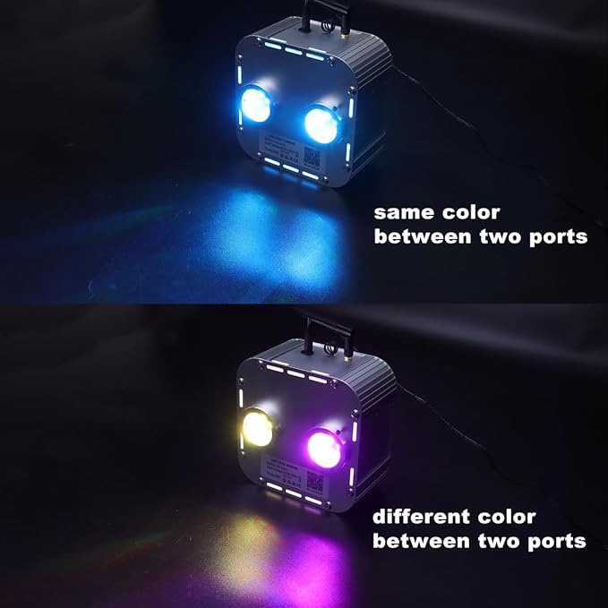 AZIMOM Dual Color 32W High Brightness Twinkle Fiber Optic Light Source RGBW