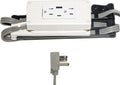My Tidy Space Compact Combo USB-A USB-C 15 Amp in-Drawer Docking Station Outlet