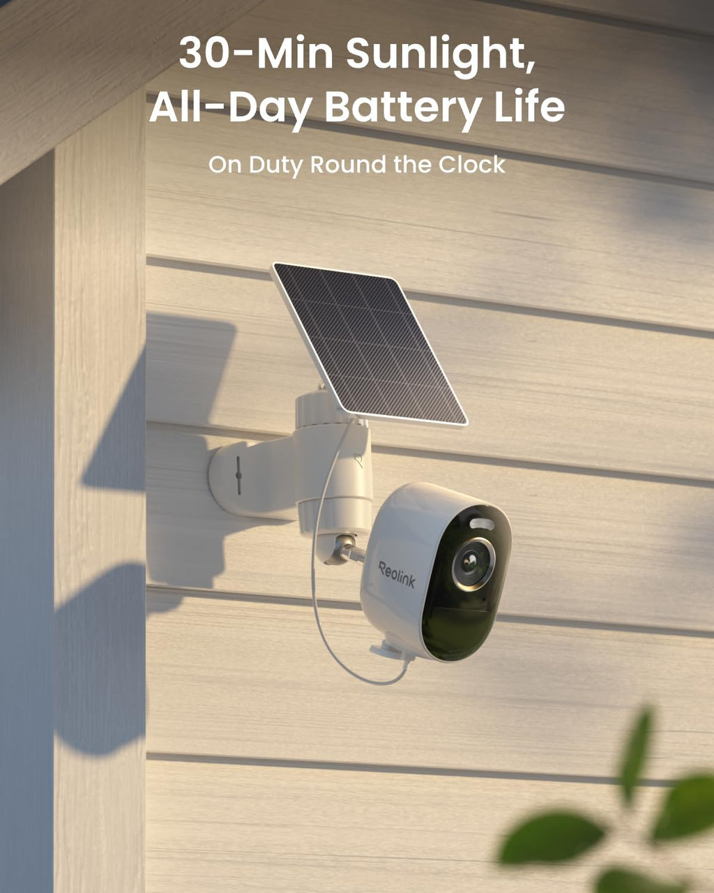 reolink 3k 5mp hd security camera system no, side view