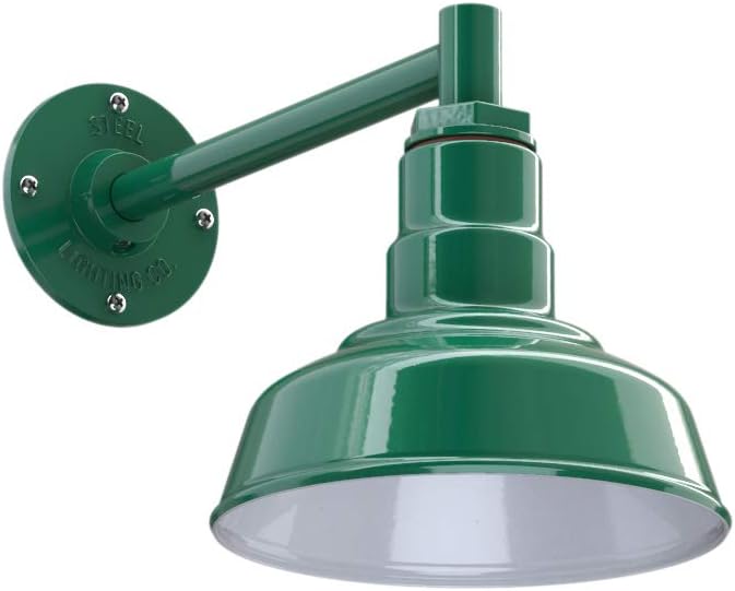 Steel Lighting Co. Hawthorne Barn Light | Outdoor Wall Mounted | 8 inch Dome |