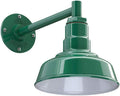 Steel Lighting Co. Hawthorne Barn Light | Outdoor Wall Mounted | 8 inch Dome |