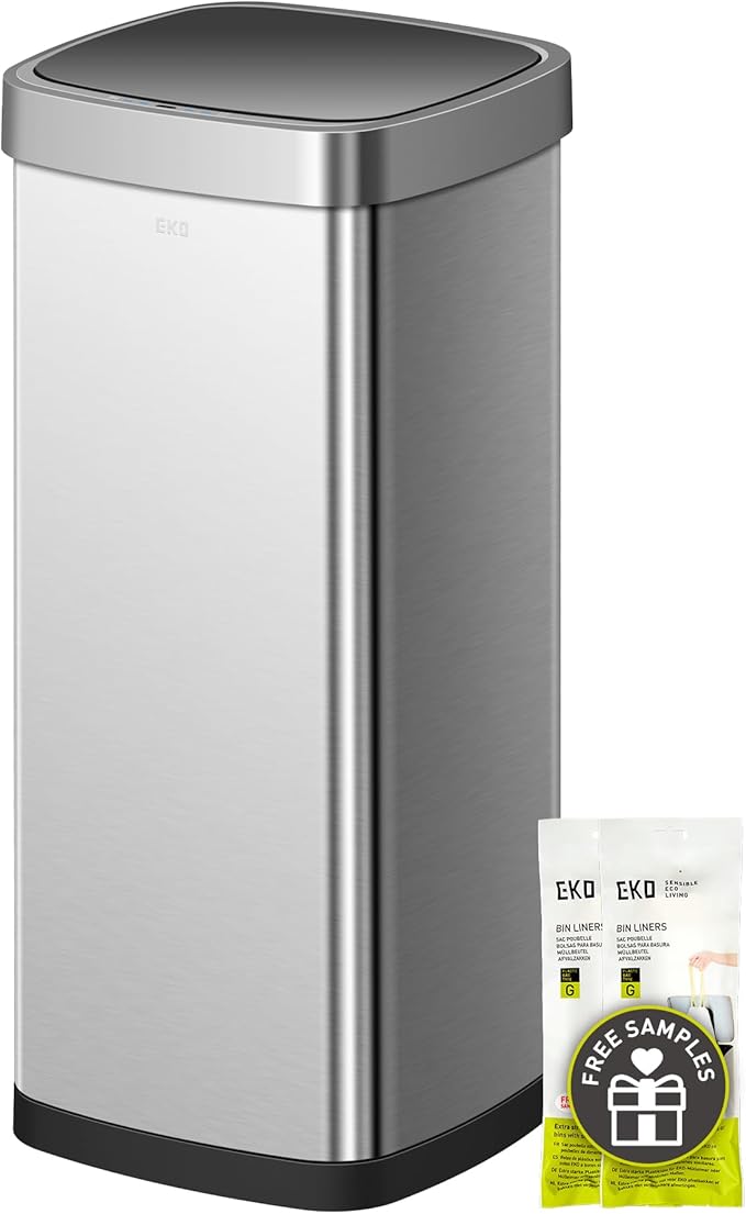 EKO EcoSmart Tall and Large Kitchen Trash Can, 80L/21.1G High Capacity