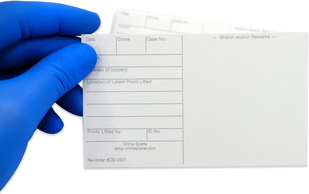 crime scene magnetic basic latent fingerprint kit, bichromatic, side view
