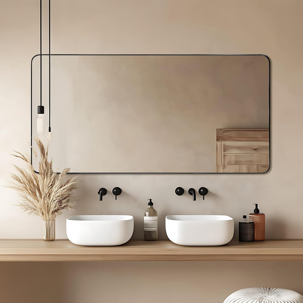 ANDY STAR Black Bathroom Mirrors