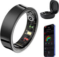 Smart Ring for Women Men, 24-Hour Body Temperature Track, Black,#9