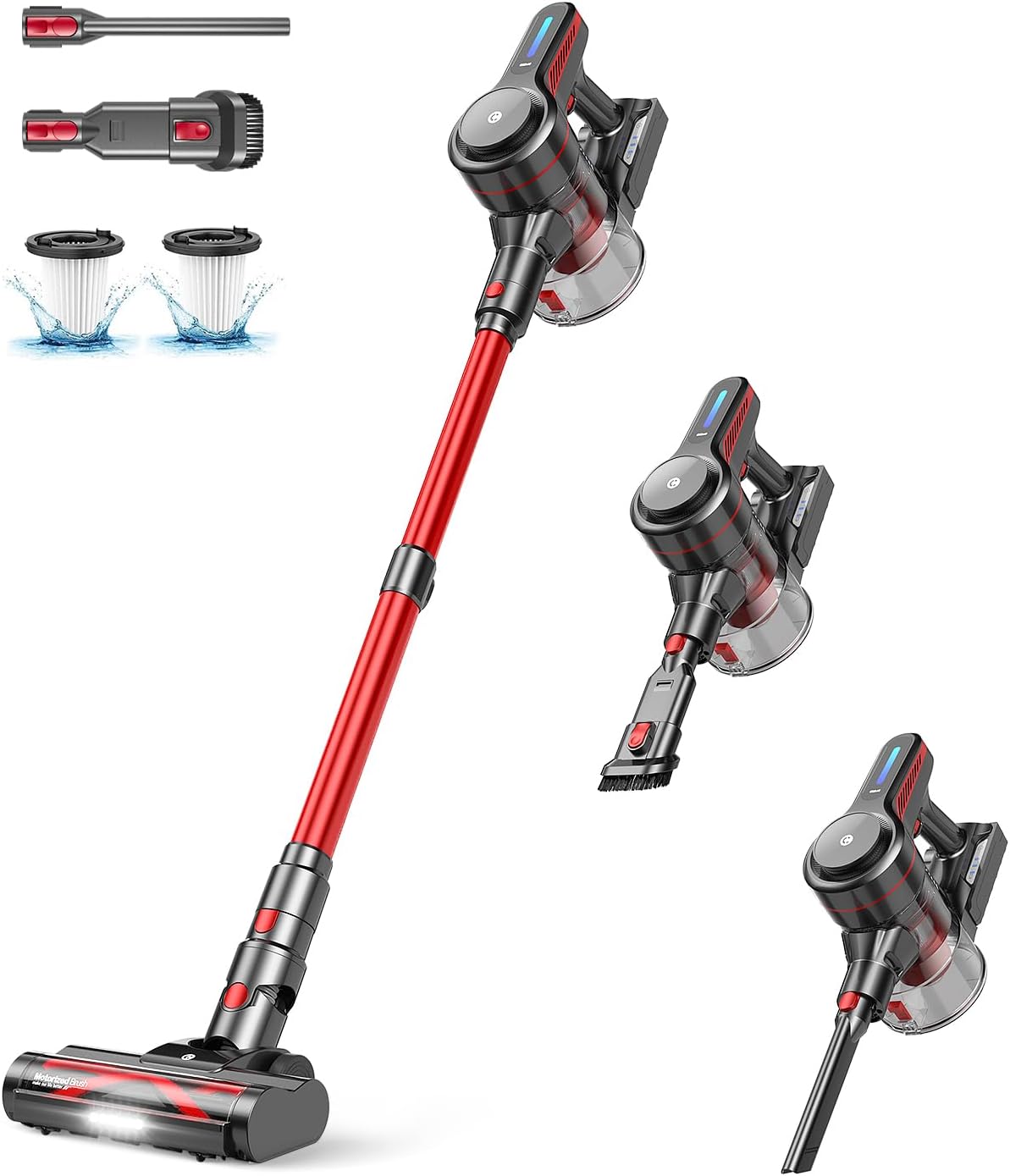 CHEBIO Cordless Vacuum Cleaner, Stick Vacuum