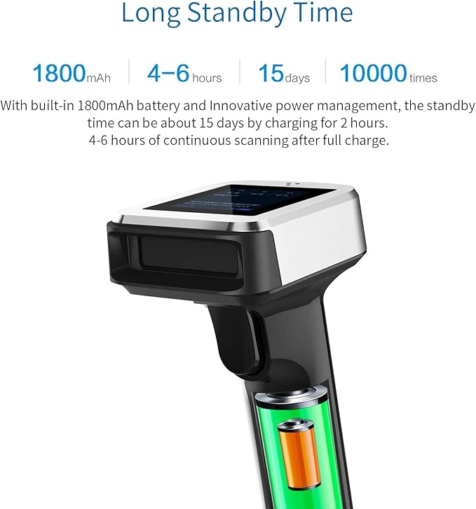 Symcode 2D QR Bluetooth Barcode Scanner