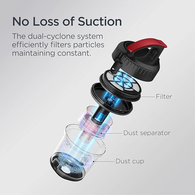 Eureka Bagless Canister Vacuum Cleaner, Lightweight Vac