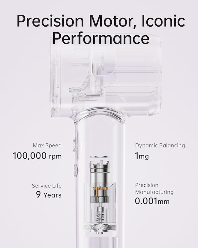 Laifen SE Lite Hair Dryer, Negative Ionic Blow Dryer