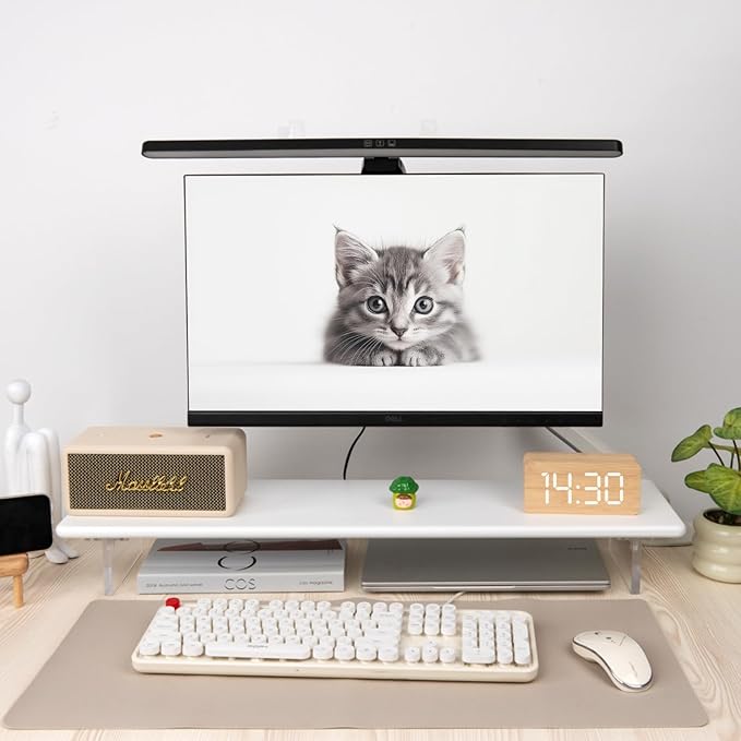 ROCDEER Bamboo Monitor Stand Riser