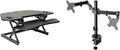 Rocelco 46" Height Adjustable Corner Standing Desk Converter