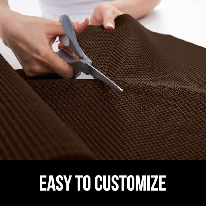 GORILLA GRIP powerGRIP Drawer Shelf and Cabinet Liner, Thick Strong Hold