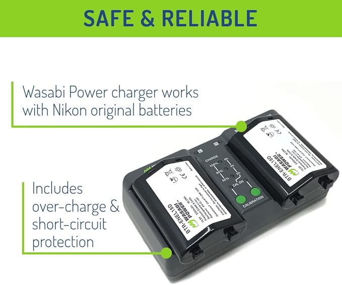 Wasabi Power Battery 2-Pack and Dual Charger