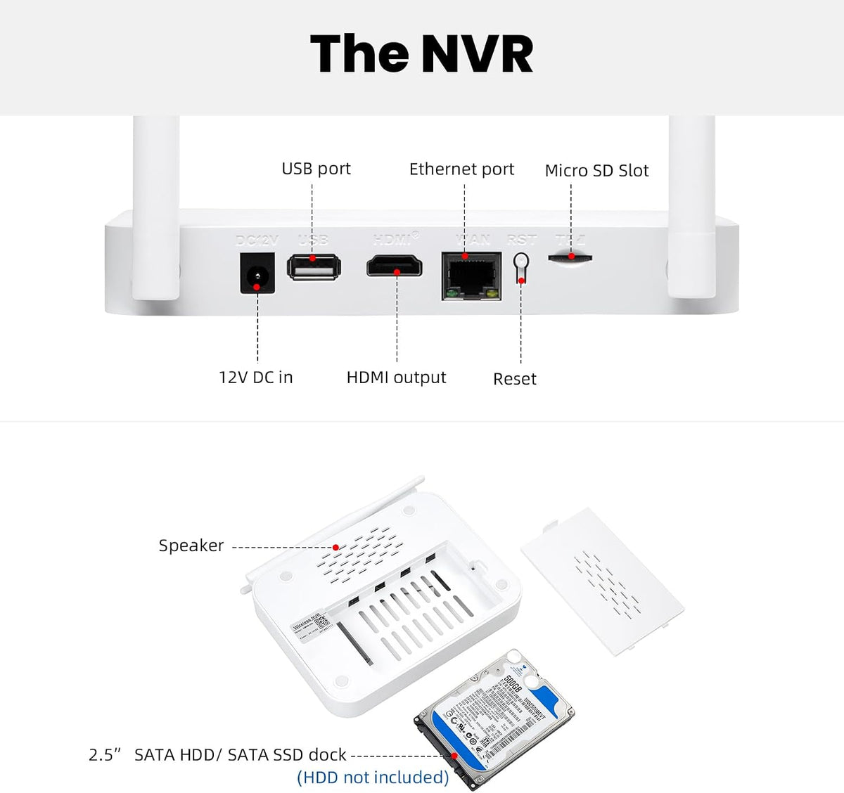 Solar Dual-Lens 4‑Pack Wireless Outdoor Security Camera System