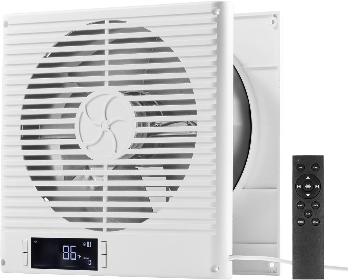 VEVOR Room to Room Fan, Two-Way Airflow Through-the-Wall Fan 8"