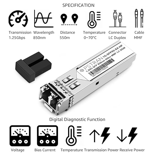 OPSTRAN 1000BASE-SX SFP Optical Transceiver Module Compatible (10pcs)