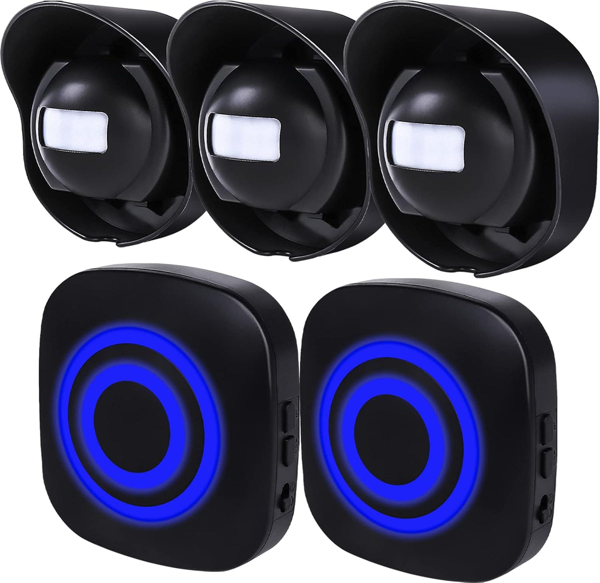 Shaogax 328ft Range Wireless Driveway Alarm Outside Weather Resistant Motion