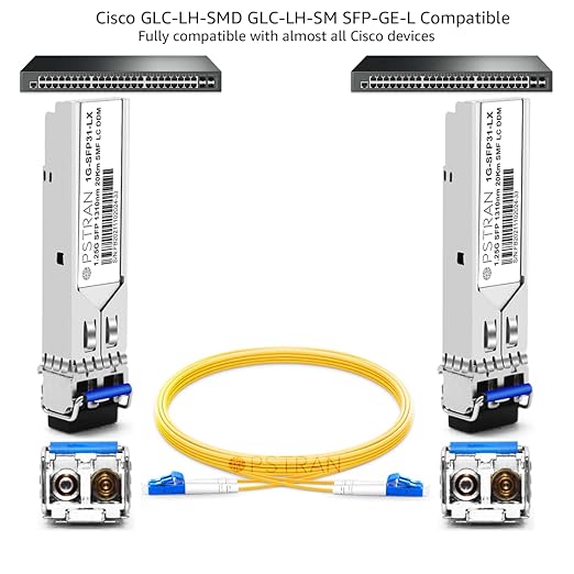 OPSTRAN 1000BASE-LX/LH SFP Optical Transceiver Module Compatible (10 Pack)