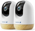 MUBVIEW Pan/Tilt Cameras for Home Security Indoor, 5MP Pet/Cat/Dog Camera (2-Pack)