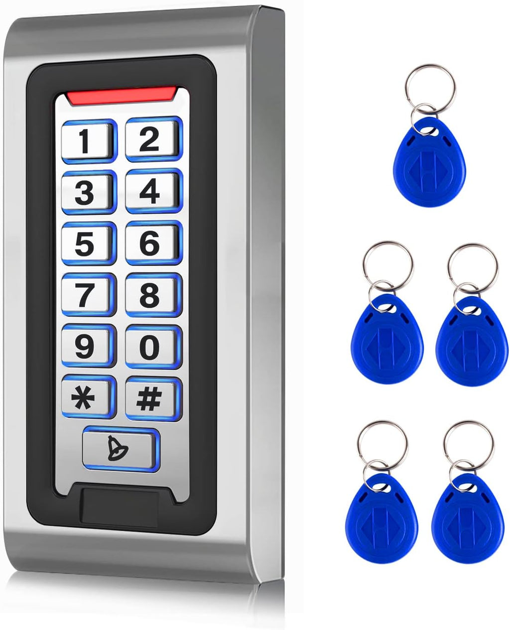 Door Access Control System Stand-Alone Password Keypad Weatherproof