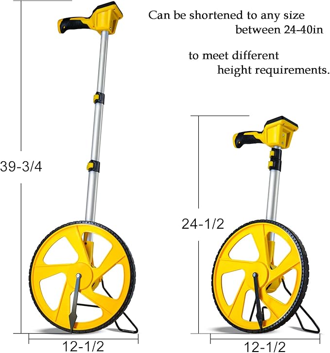 Zozen Measuring Wheel Digital Display High Precision, Premium Measure Wheel