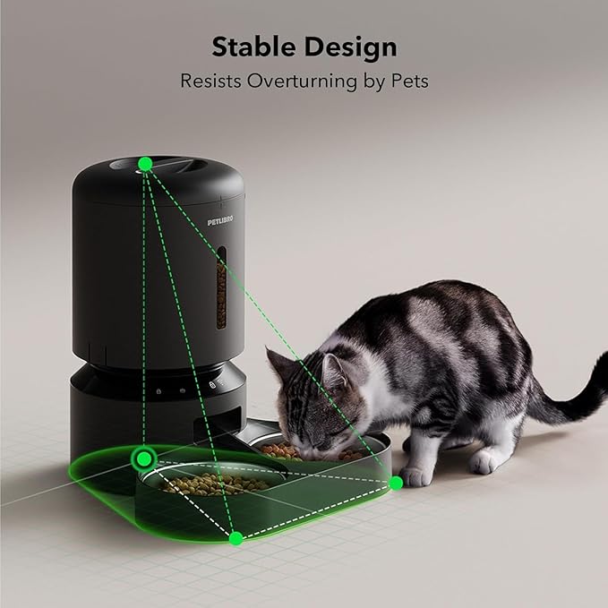 PETLIBRO Automatic Cat Feeder for 2 Cats, 5G&2.4G WiFi Pet Feeders, 5L