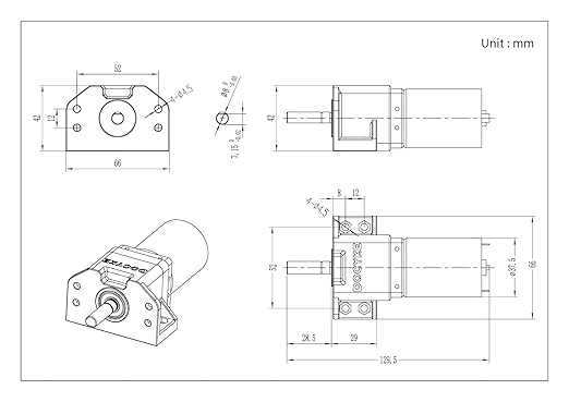 DC Planet Gear Motor 6v12V18V24v 200W High Torque Mini Metal Reduction Geared