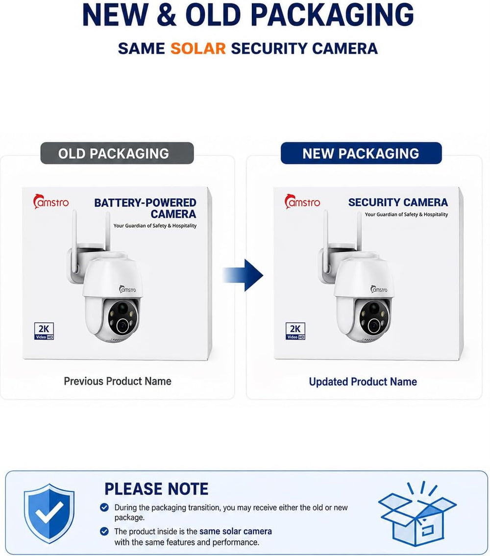 Solar Security Cameras Wireless Outdoor 2K with Self Charged