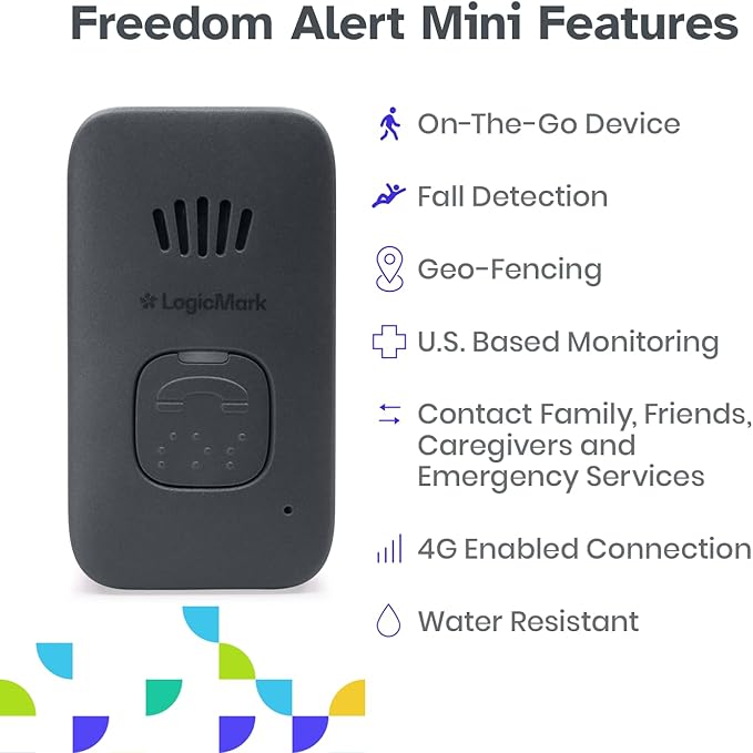 LogicMark Freedom Alert Mini, Home Medical Alert System