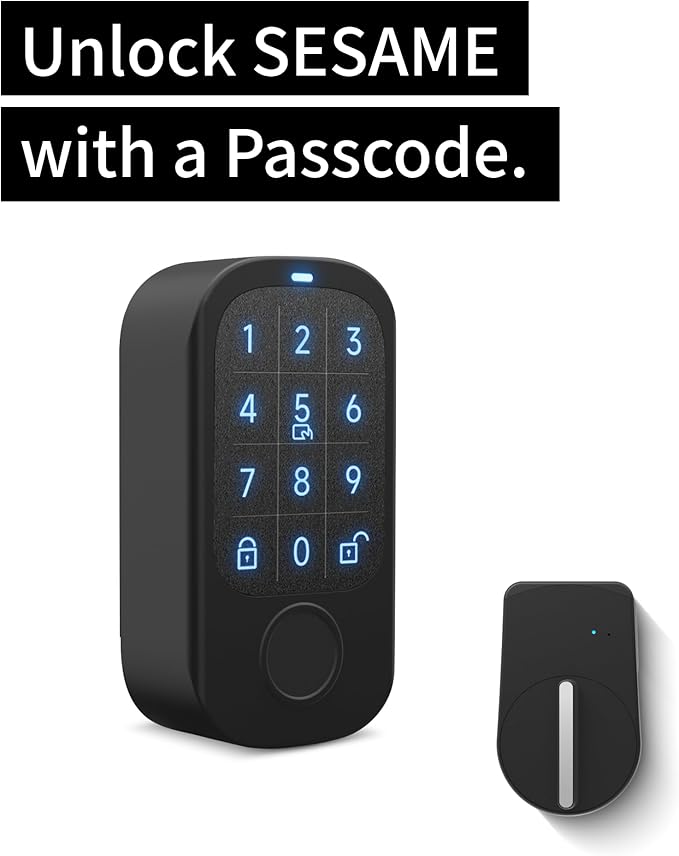 CANDY HOUSE Sesame Touch Pro, Smart Lock, Fingerprint, NFC Card, Vacation Rental
