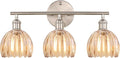 Shenmoyl Bathroom Light Fixtures, 3-Light Vanity Wall Light Over Mirror