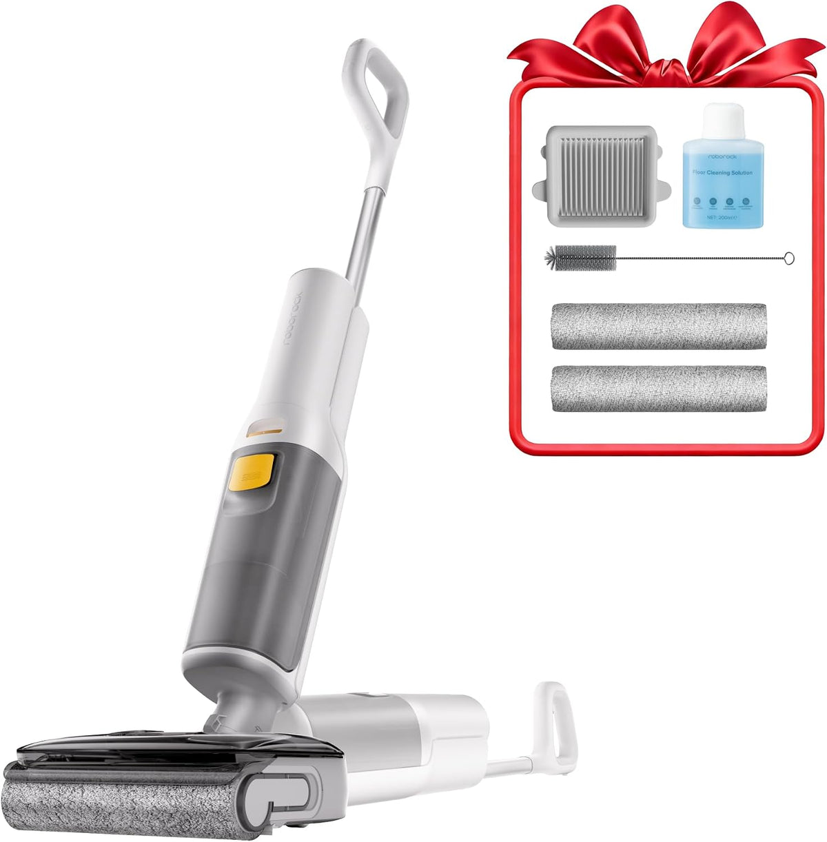roborock F25 GT Set Wet Dry Vacuum Mop, Wet Dry Vacuum Cleaner Cordless