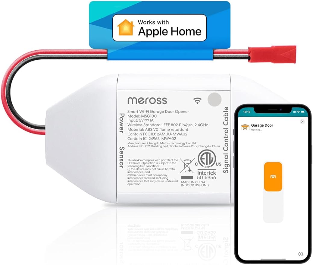 meross Smart Garage Door Opener Remote, Compatible