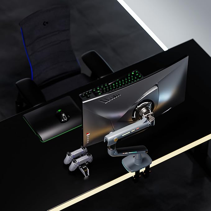 NB Gaming Monitor Arm or for 32 to 60 Inches Screen, Load up to 20 kg, VESA