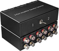 2-Way Audio Switcher Can Support Two Amplifiers, One Audio or One Amplifier