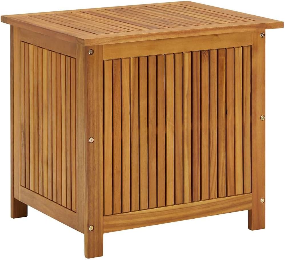 vidaXL Garden Storage Box 23.6"x19.7"x22.8" Solid Wood Acacia